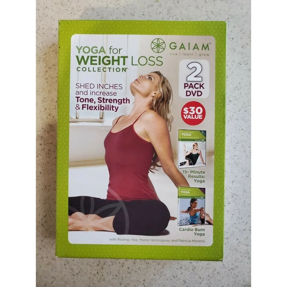 Yoga for Weight Loss DVD Collection: 15-Minute Results & Cardio Burn - Picture 1 of 5